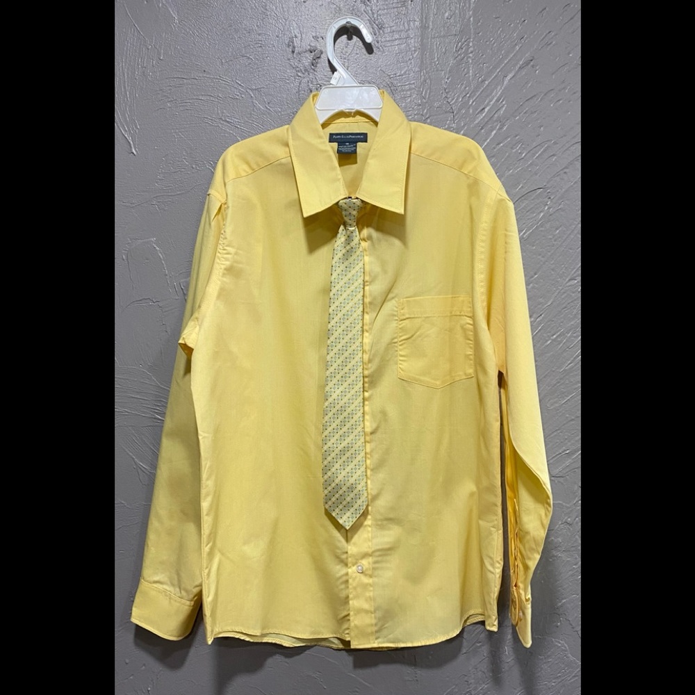 Perry Ellis Portfolio, yellow shirt